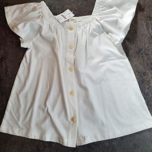 Crew kids  white shirt